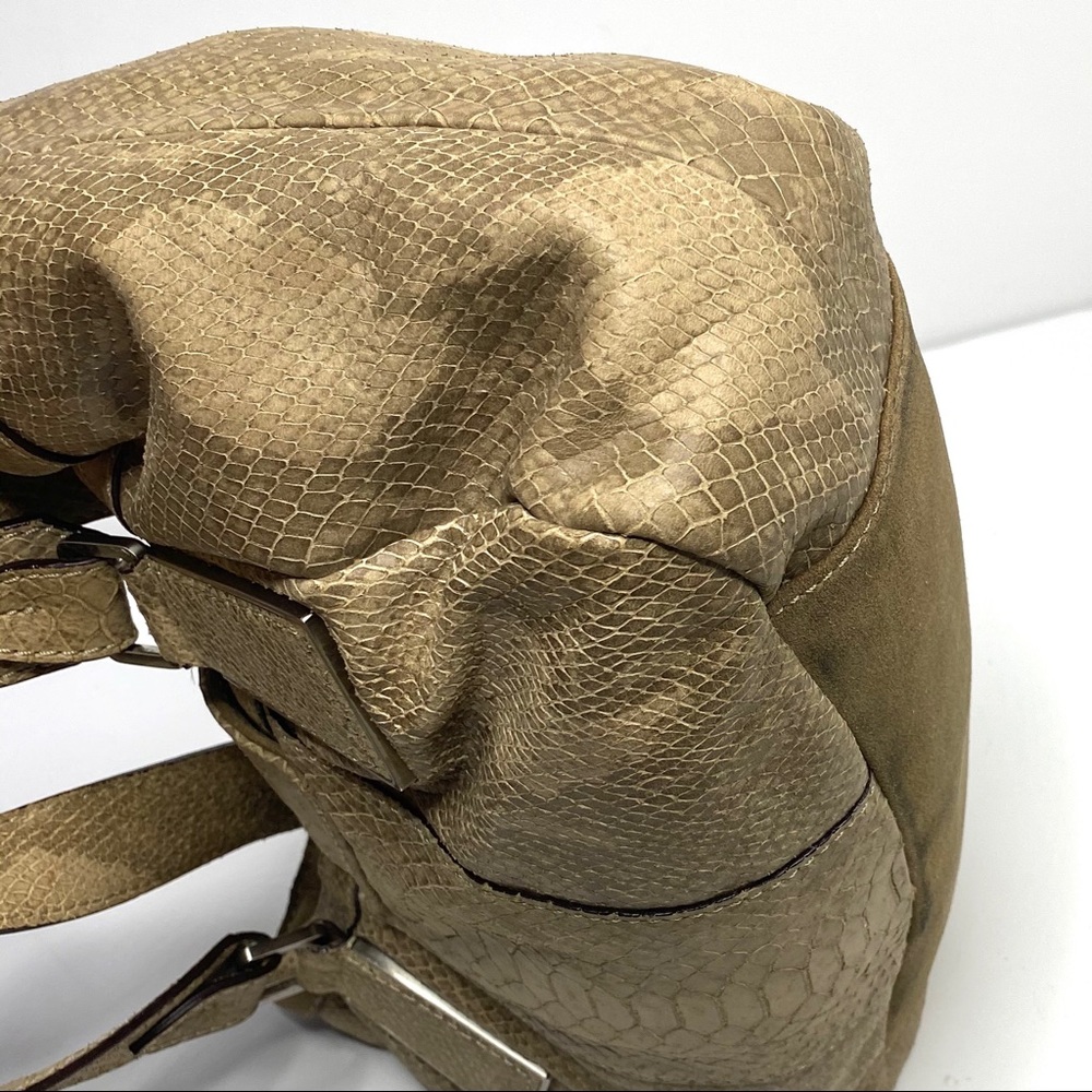Calvin Klein Leather Embossed Snakeskin Bag - Picture 8 of 12